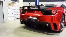 صدای اگزوز فراری 458 منصوری Mansory Siracusa