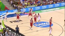 شوت زیبای صمد نیکخواه بهرامی در بازی صربستان HD