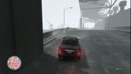 پرت شدن جالب اتومبیل در GTA IV