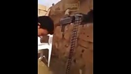 شوخی سرباز عراقی تک تیرانداز داعش