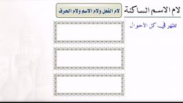 تجویدلام الفعل لام الاسم ولام الحرف