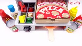 بازی خلاقانه Pizza Velcro Cutting Microwave and Doctor Drill Toy Baby