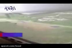 لحظه فرود اضطراری برخورد هواپیما یک ساختمان در روسیه