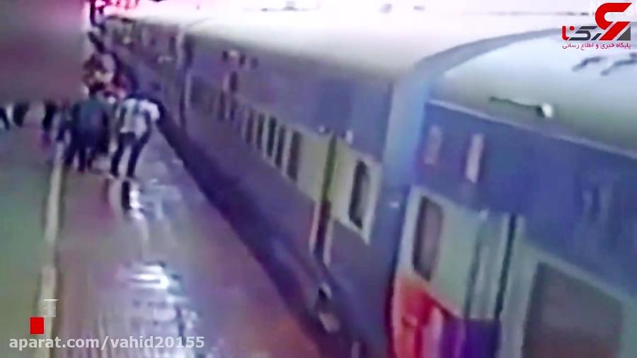 زنده ماندن باورنکردنی مسافر در حادثه ایستگاه قطار