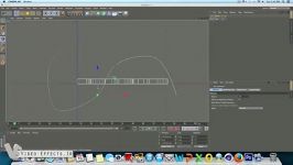 آموزش ساخت مسیر حرکت برای نوشته برنامۀ Cinema4D.