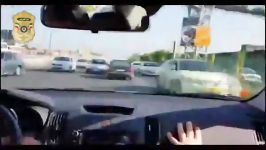 فرار دیوانه‌وار راننده پراید دست پلیس در جنوب تهران