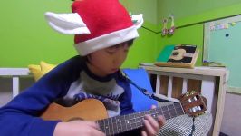 Last Christmas  Wham ukulele cover by 7 year old kid Sean Seon