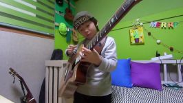 Wings ~ Your are the hero  Kotaro Oshio guitar cover by 7year old kid