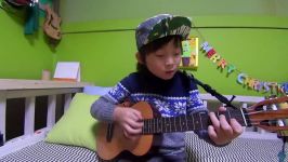 Over the rainbow ukulele cover by 7year old kid Sean Song