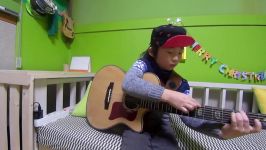 Merry Christmas Mr. Lawrence  Ryuichi fingerstyle guitar cover by 7year old