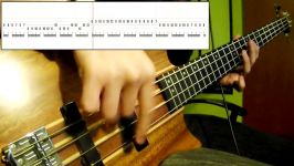 Muse  Hysteria Bass Cover Play Along Tabs In Video