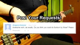 Muse  Sunburn Bass Cover Play Along Tabs In Video