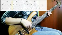 Radiohead  There There Bass Cover Play Along Tabs In Video