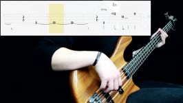 Iron Maiden  Wasted Years Bass Cover Play Along Tabs In Video