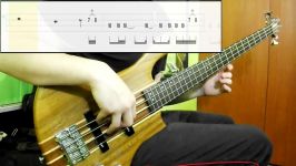 Radiohead  Paranoid Android Bass Cover Play Along Tabs In Video