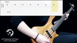 Led Zeppelin  Immigrant Song Bass Cover Play Along Tabs In Video