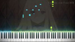 Satsuriku no Tenshi ED Pray  Haruka Chisuga Synthesia Piano Tutorial