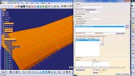 آموزش طراحی شبکه مواد مرکب باکتیاCatia Composites Grid