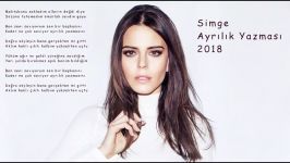 Simge  Ayrilik Yazmasi Lyrics