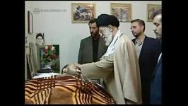 دیدار امام خامنه ای جانباز محمدتقی طاهرزاده