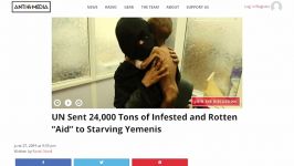 Illegal USSaudi Blockade Caused 24000 Tons Of Yemen Aid Rot SpoilStarving