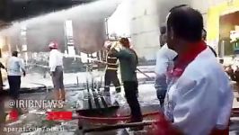 کرمانشاه؛ آتش سوزی در کارخانه مشتقات نفتی شهرک صنعتی فرامان مهار شد
