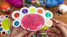 مخلوط کردن اسلایم های باحال MIXING MAKEUP AND GLITTER