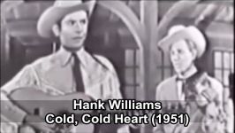 Hank Williams  Cold Cold Heart 1951 HQ