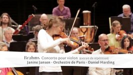 Janine Jansen  Daniel Harding  Concerto pour violon  Brahms