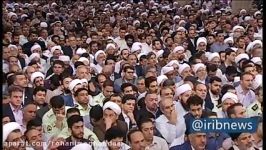 امروزامام خامنه ایاینکه برخی می گویند حج را سیاسی نکنید یعنی چه؟