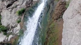 آبشار آواجیق در سفر موتور دور ایران