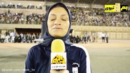 جشن قهرمانی تیم فوتبال بانوان شهرداری بم در لیگ برتر فوتبال بانوان