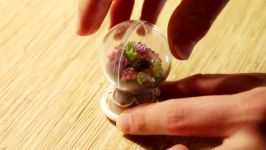 آموزش ساخت زیورآلات خمیر پلیمری Magical Succulent Garden Globe