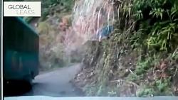 سقوط اتوبوس به ته دره در تایوان