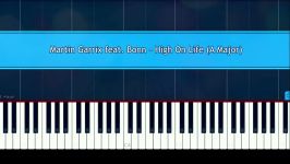 Martin Garrix  High On Life MEDIUM Piano Tutorial  Chords  How To Play 