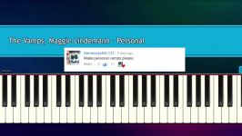 The Vamps Maggie Lindemann  Personal Piano Tutorial