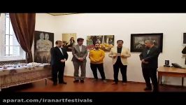 بازدید اهالی سفارت رایزنی فرهنگی ایران در گالری فرانسه جشنواره