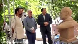 بازدید مدیرعامل بنیاد سینمایی فارابی دومین سمپوزیوم مجسمه سازی مفاخر ایران