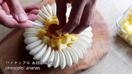 تارت آناناس انبه نارگیل آشپز ژاپنی✴︎How to make Tarte Exotique