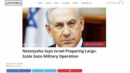 Netanyahu Says Israel Preparing Large Scale Gaza Military Operation