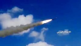 لحظه شلیک موشک بالستیک جدید یمن قدس 