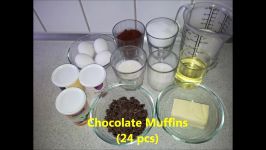 Chocolate Muffins Cupcakes Recipe   مافین شکلاتی