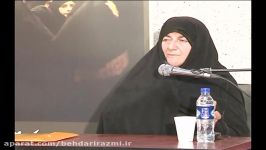 خاطره گویی بانوان بهداری رزمی دفاع مقدس خانم سبحانی