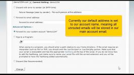 آموزش تعیین default Email address در cPanel