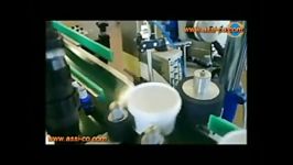 دستگاه لیبل زن نواری محصولات مختص ظروف مخروطی