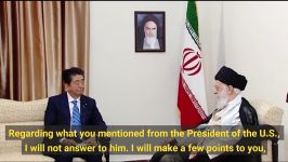 من هیچ پاسخی به پیام ترامپ ندارم  امام خامنه ای