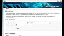 آموزش راه اندازی subdomain در cpanel