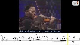 Massenet  Meditation from Thais  Sheet Music Play Along