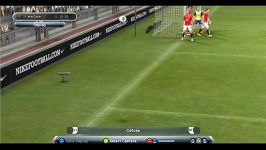 گل مستقیم نقطه کرنر سانتی کازورلا در pes 2013 