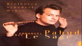 Schubert  Introduction et Varation. Pahud Flute  Lesage Piano